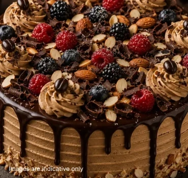 Almond & Berry Cake