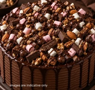Choco Rocky Road Cake