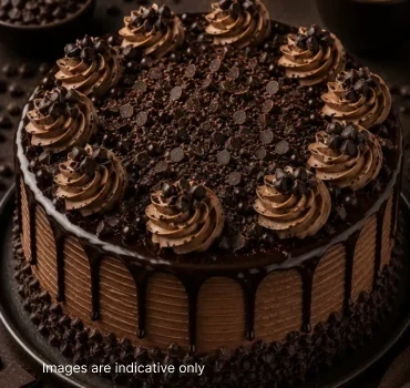 Dark Choco Chips Cake