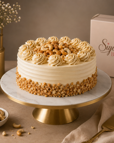 Cashew Crunch Cake