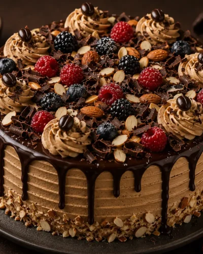 Almond & Berry Cake