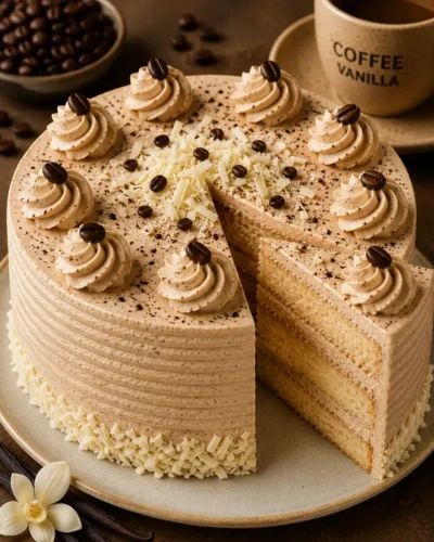 Coffee Vanilla Cake