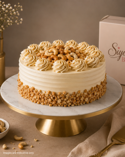 Cashew Crunch Cake